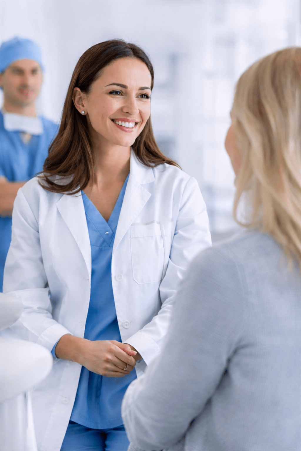 doctor at the clinic