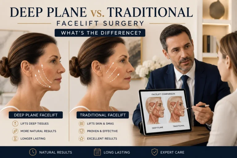 deep plane facelift surgery vs traditional techniques