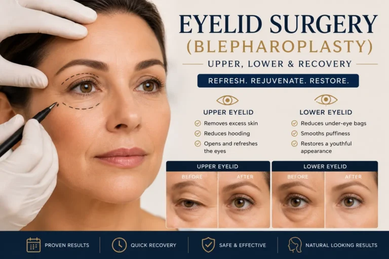 Eyelid plastic surgery available options, differences, recovery timeline
